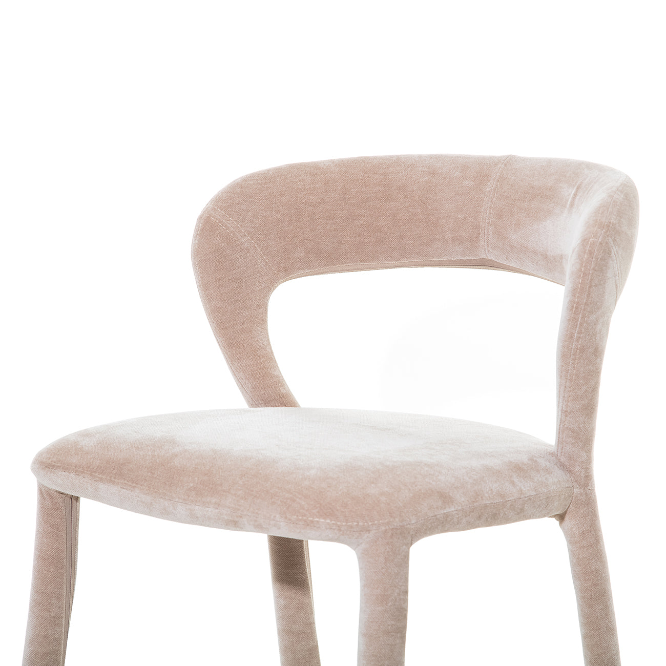 Cruise Upholstered Taupe Bar Stool — view 4