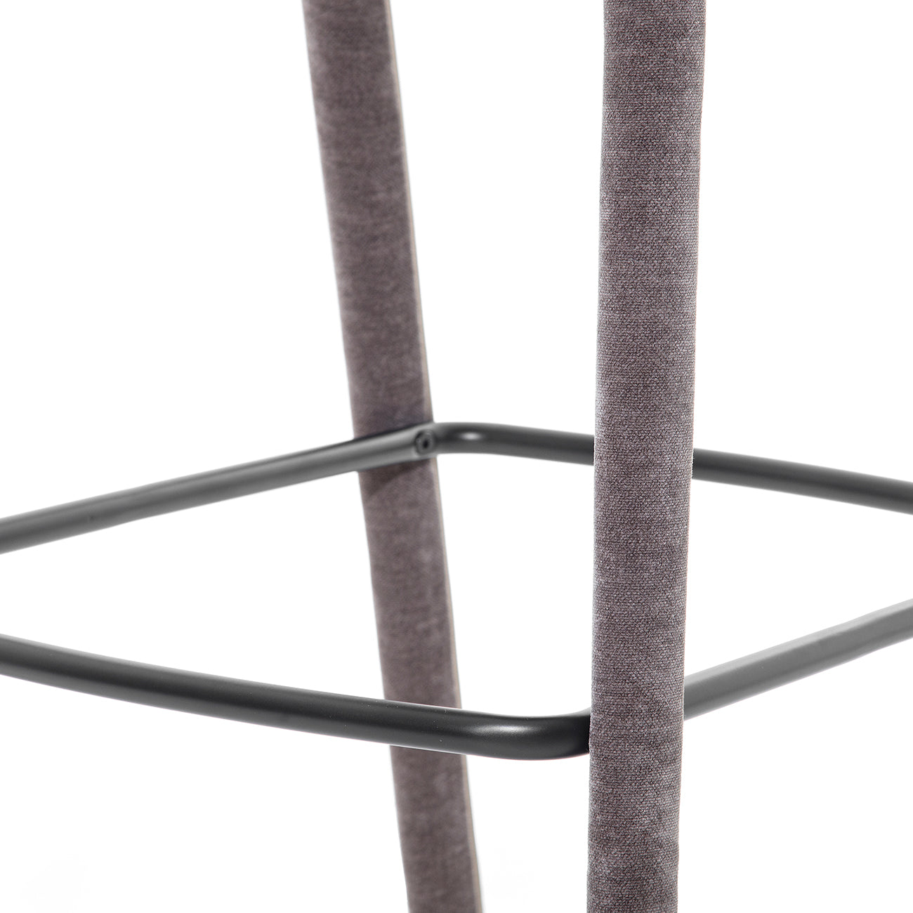 Cruise Upholstered Grey Bar Stool — view 5