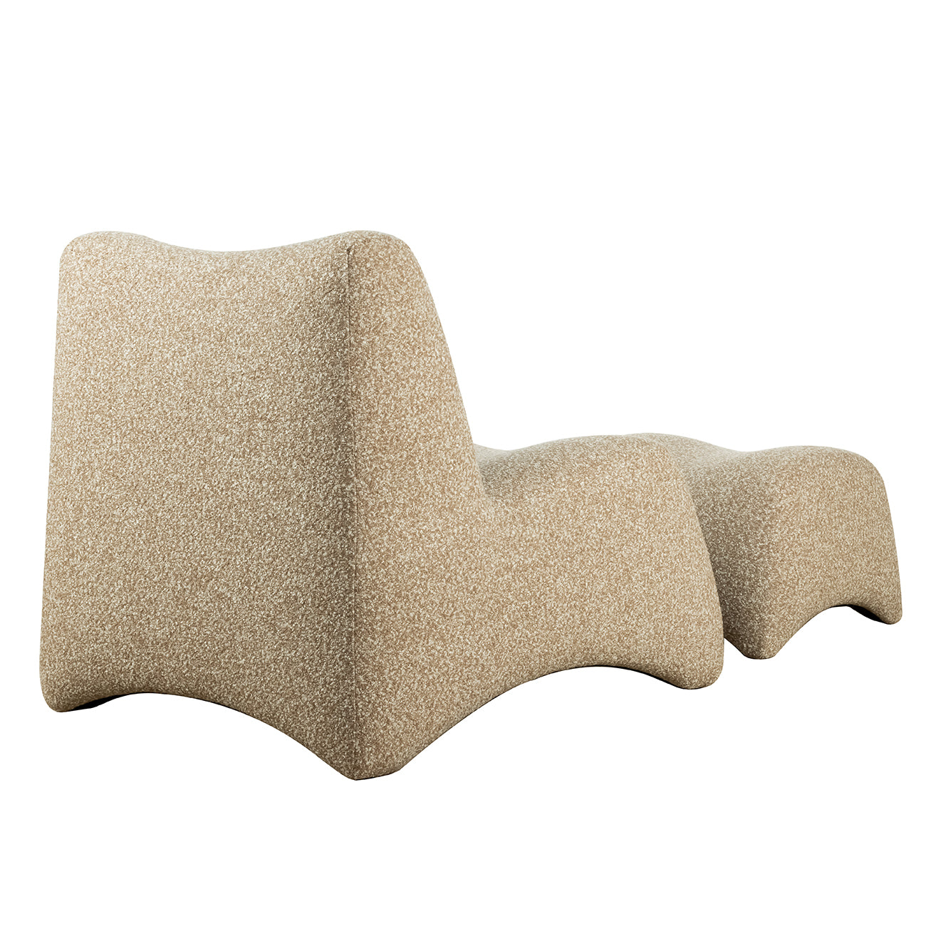 Bangkok Upholstered Occasional Chair & Stool Set — view 4