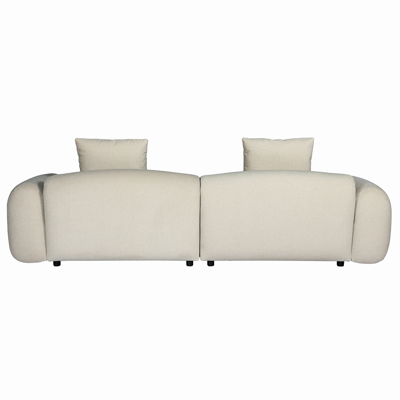 Limewood Warm Stone Velvet 3 Seater Sofa — view 3