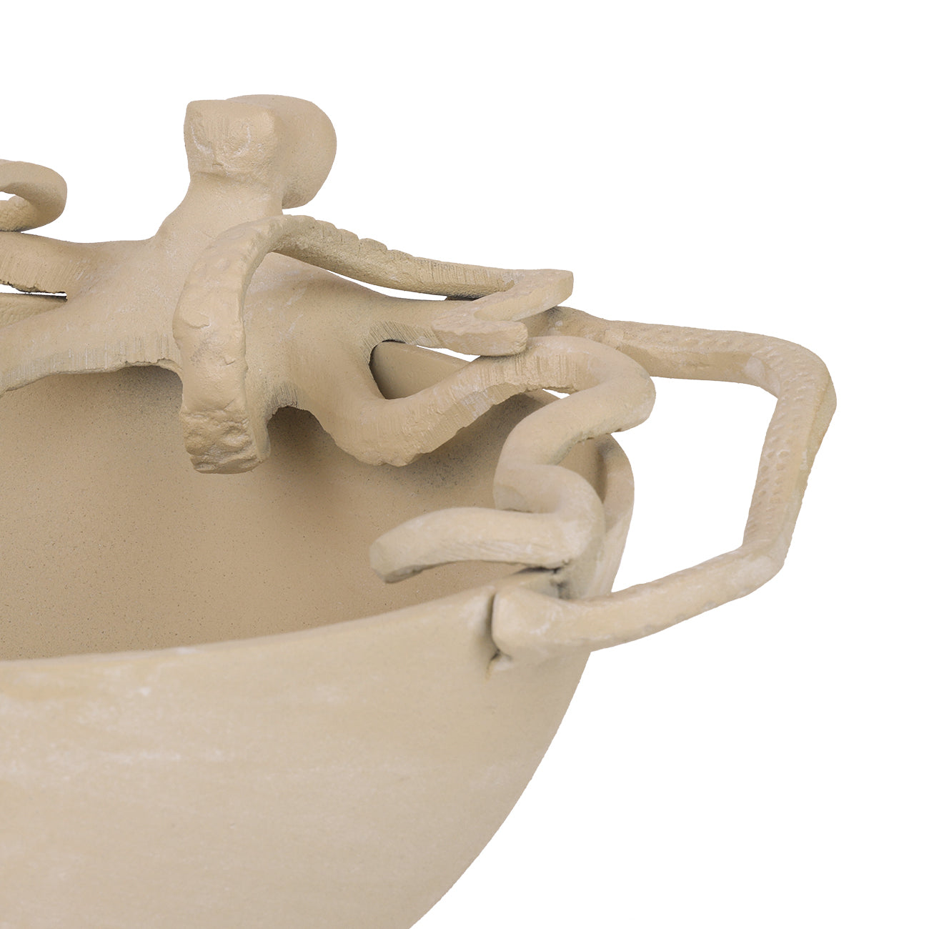 Seaside Octopus Beige Stonewash Bowl — view 5