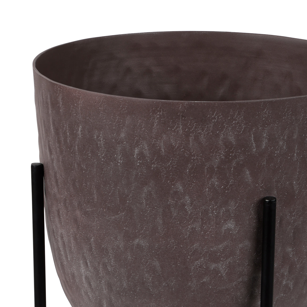 Samui Brown Stonewash on Stand Tall Planter — view 3
