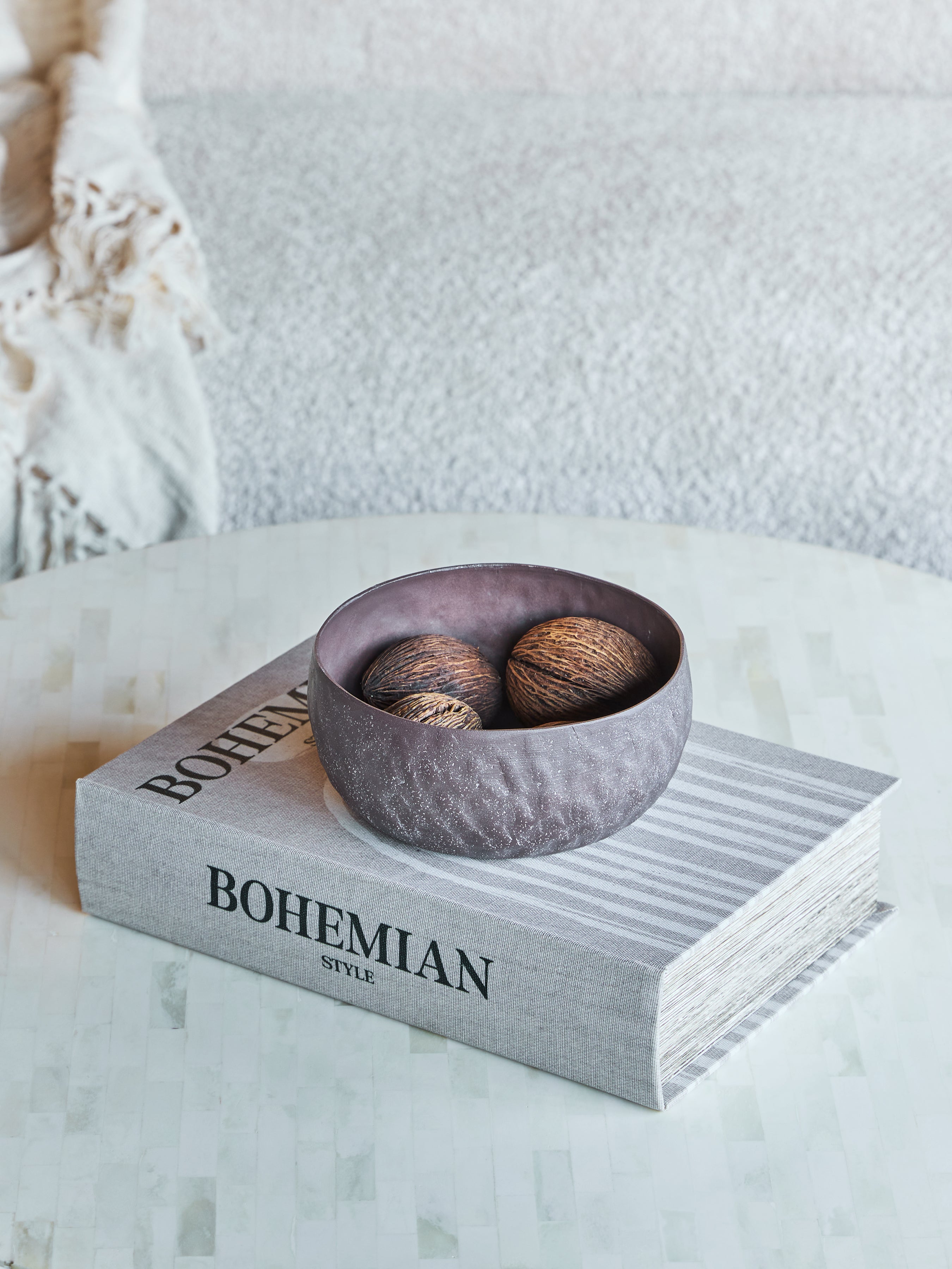 Samui Brown Stonewash Small Bowl — lifestyle 6