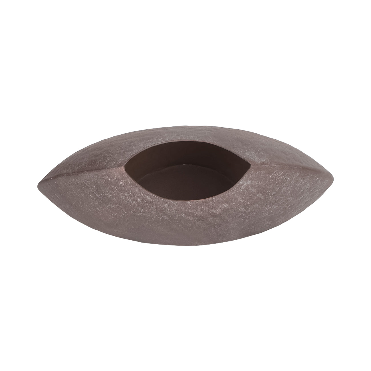 Samui Brown Stonewash Moon Vase — view 3