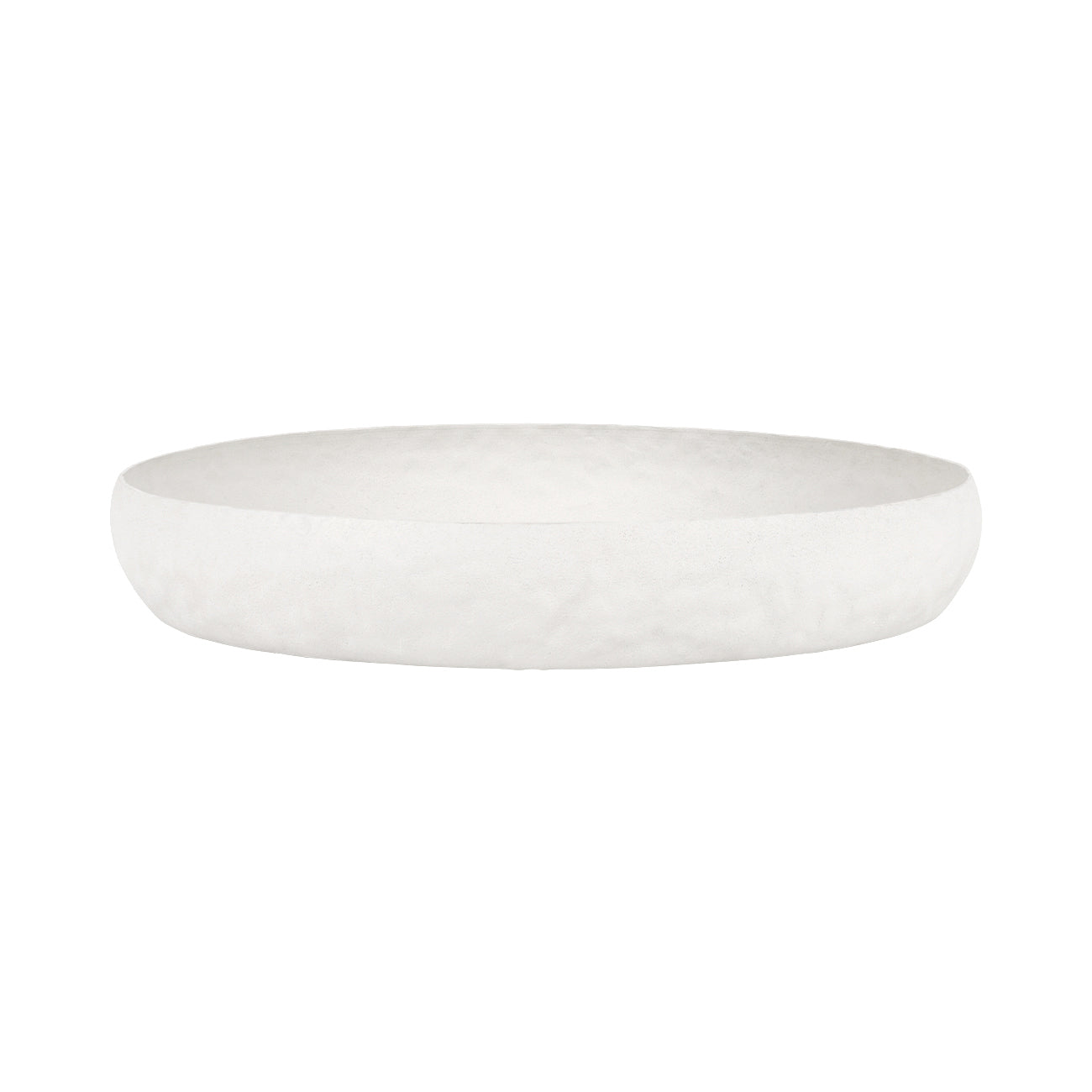 Samui White Stonewash Round Large Platter — view 2