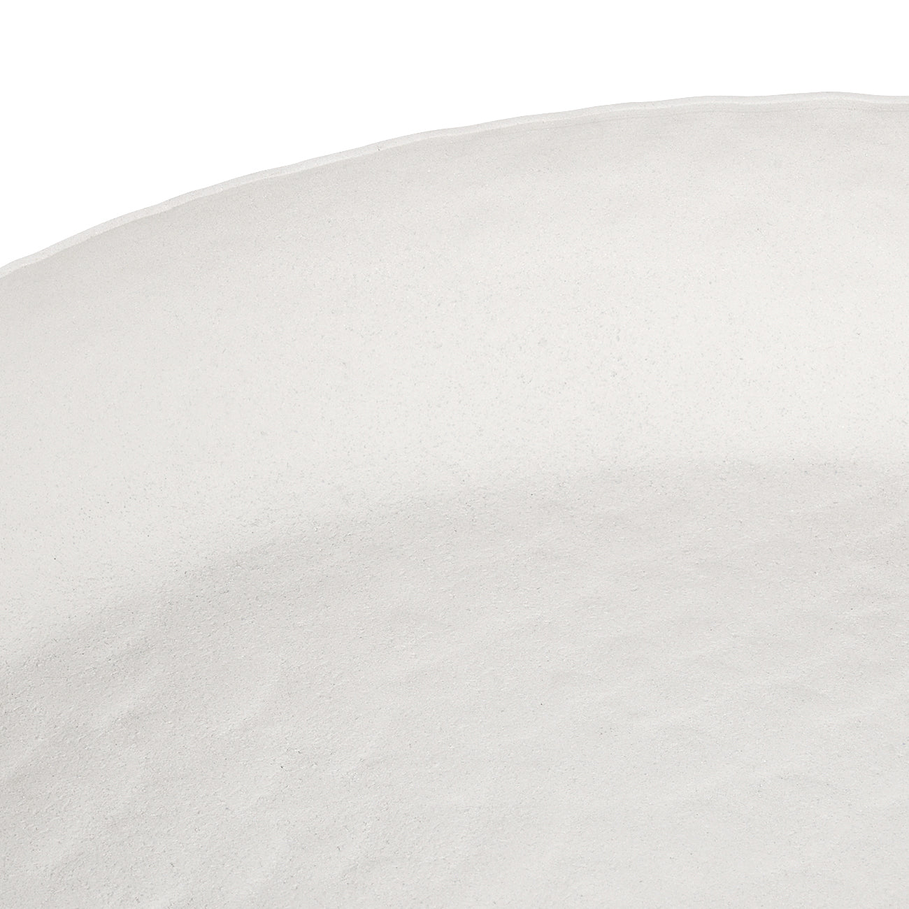 Samui White Stonewash Round Large Platter — view 4