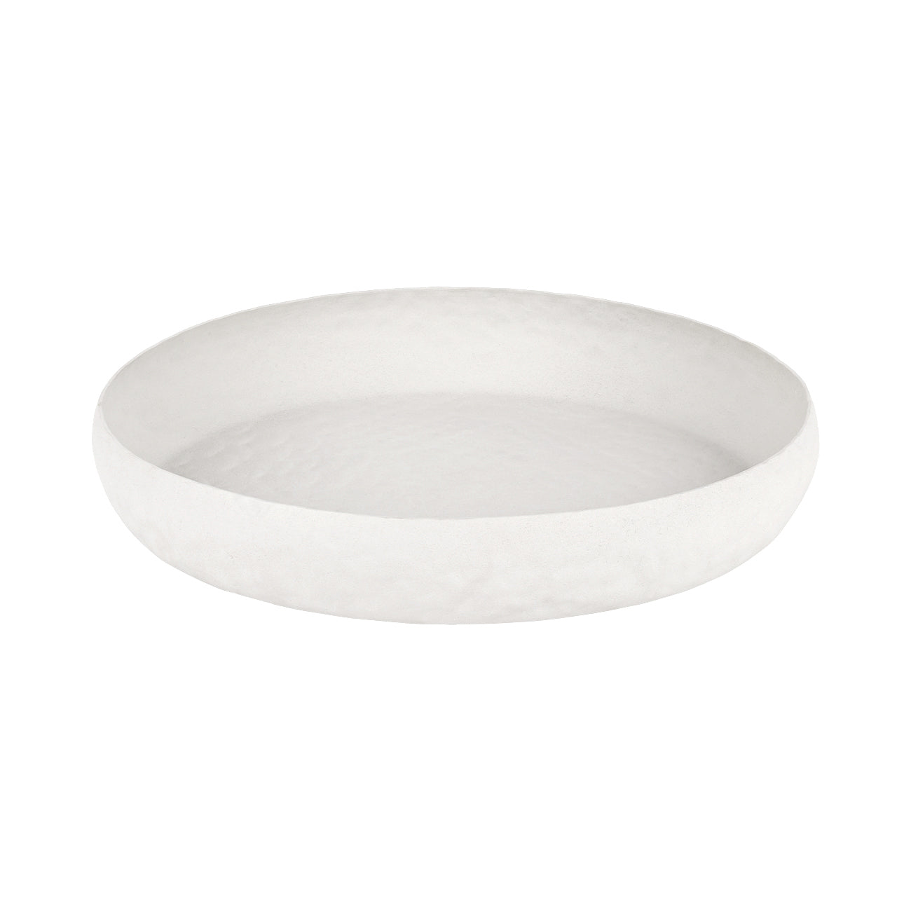 Samui White Stonewash Round Large Platter
