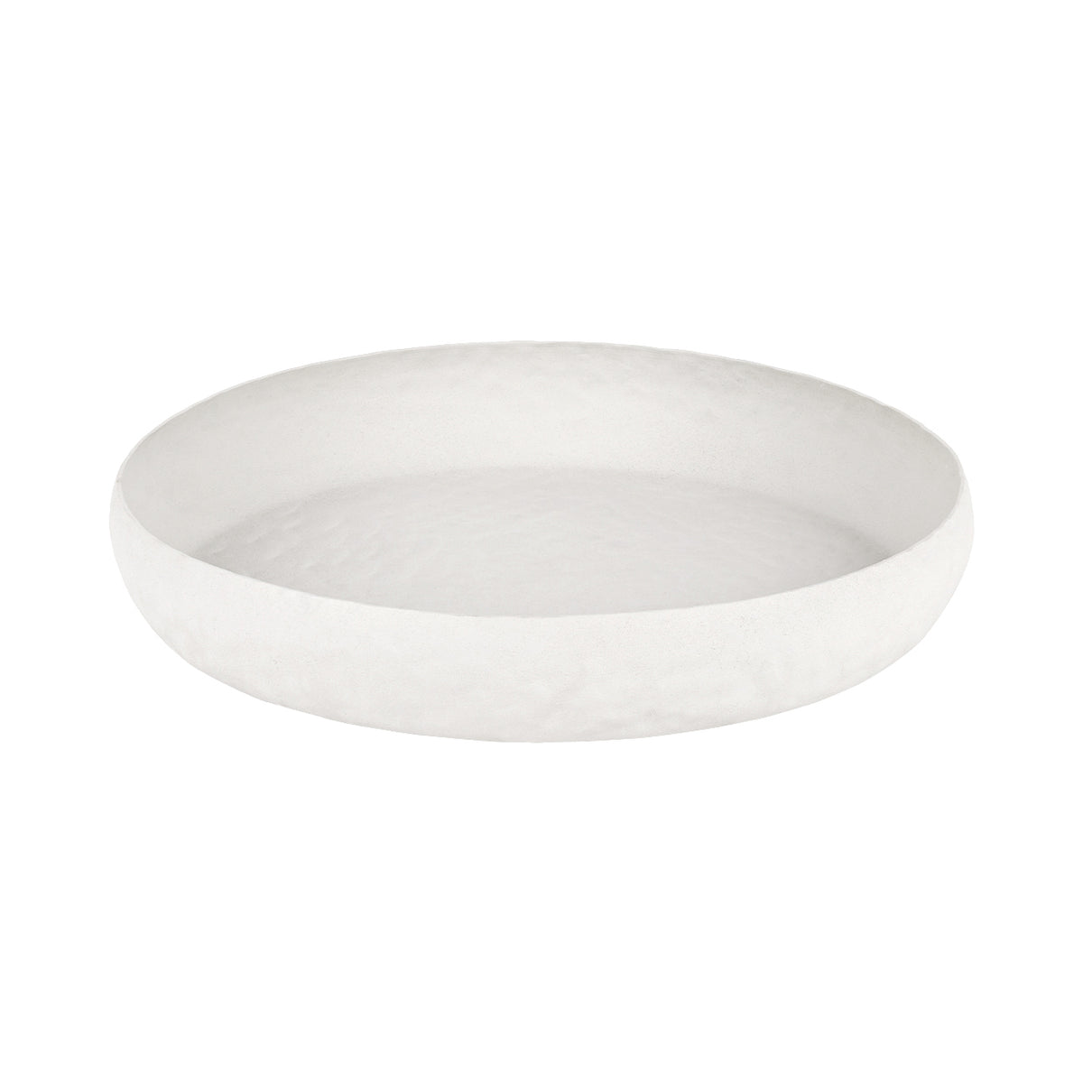 Samui White Stonewash Round Large Platter