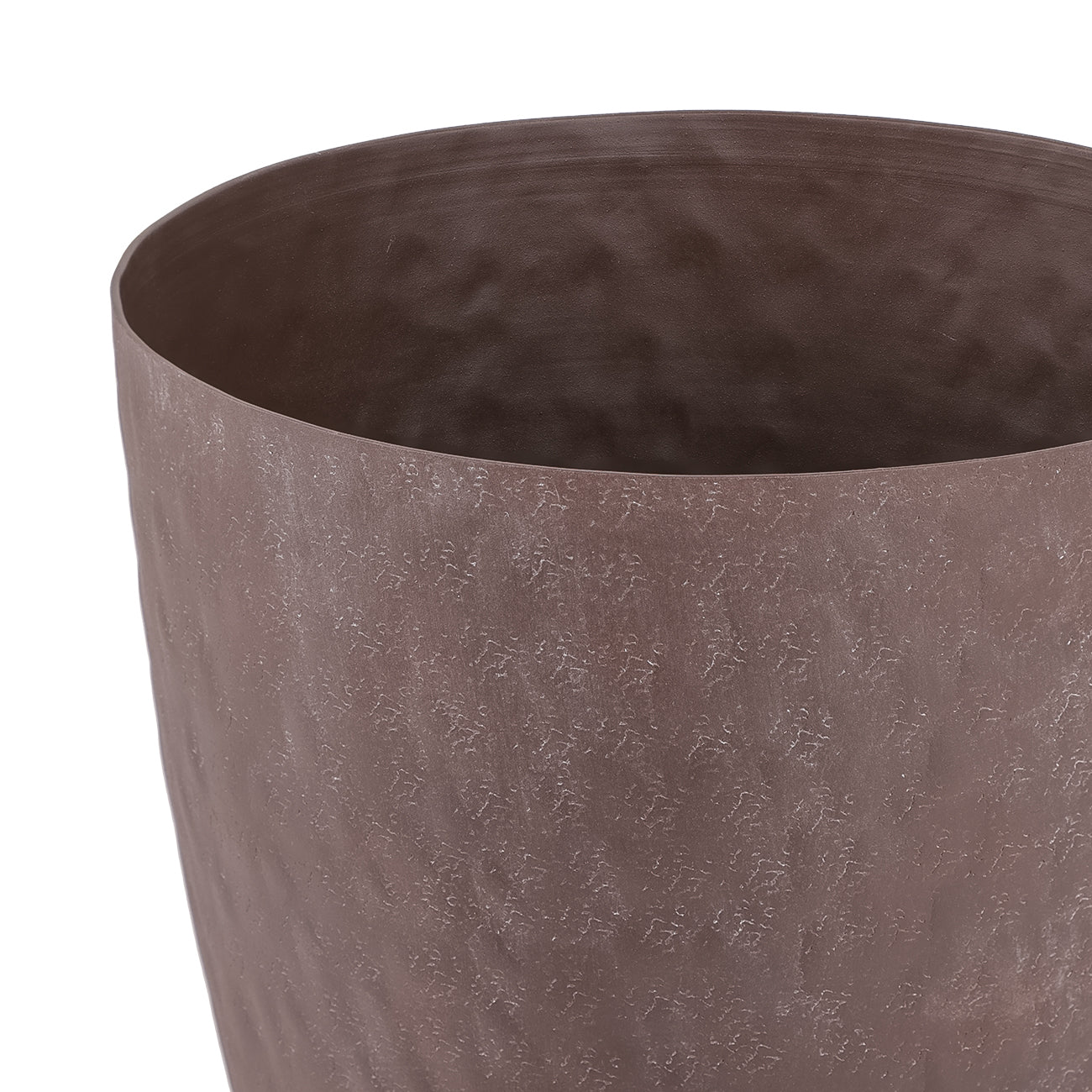 Samui Brown Stonewash Tapered Planter — view 4