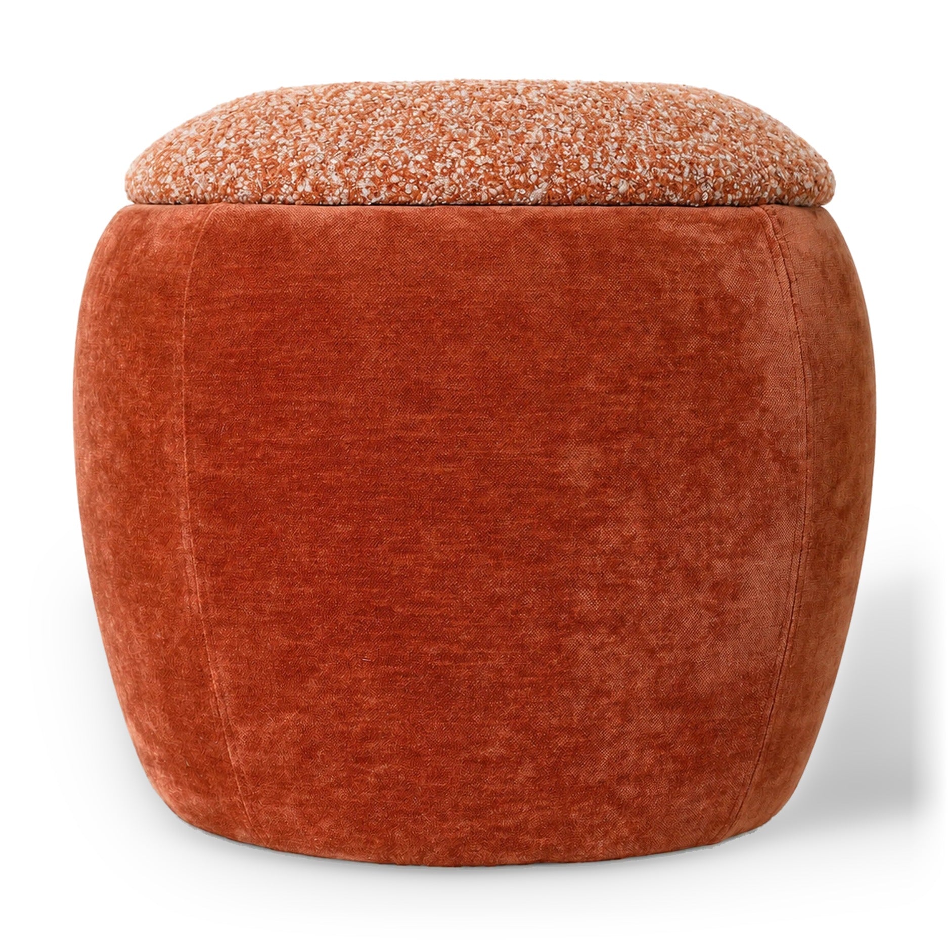 Clemance Storage Terracotta Stool