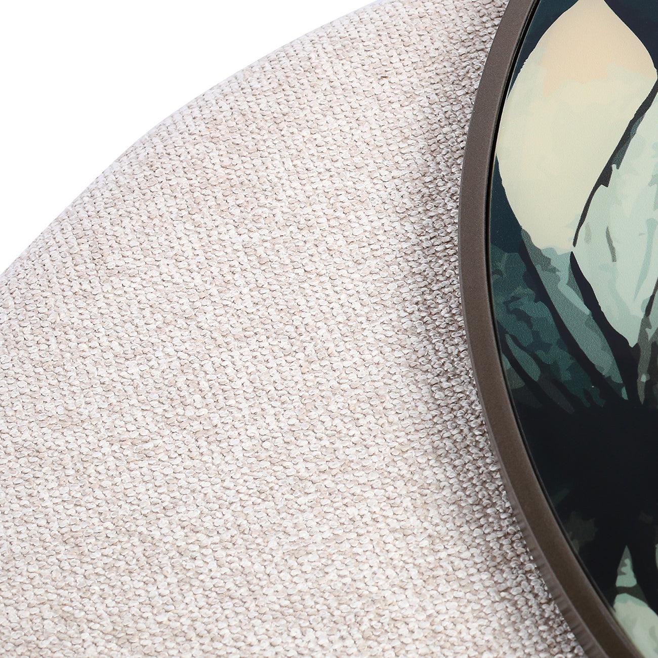 Savanna Leaf & Nesting Pouffe Coffee Table — view 3