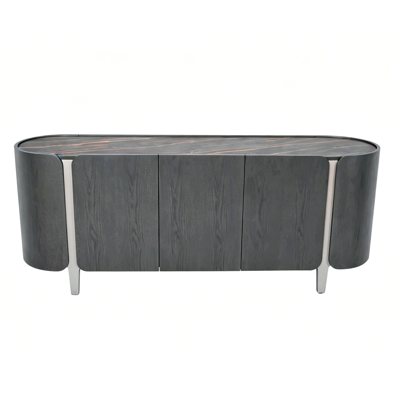 Branwick Deep Charcoal Sideboard — view 2