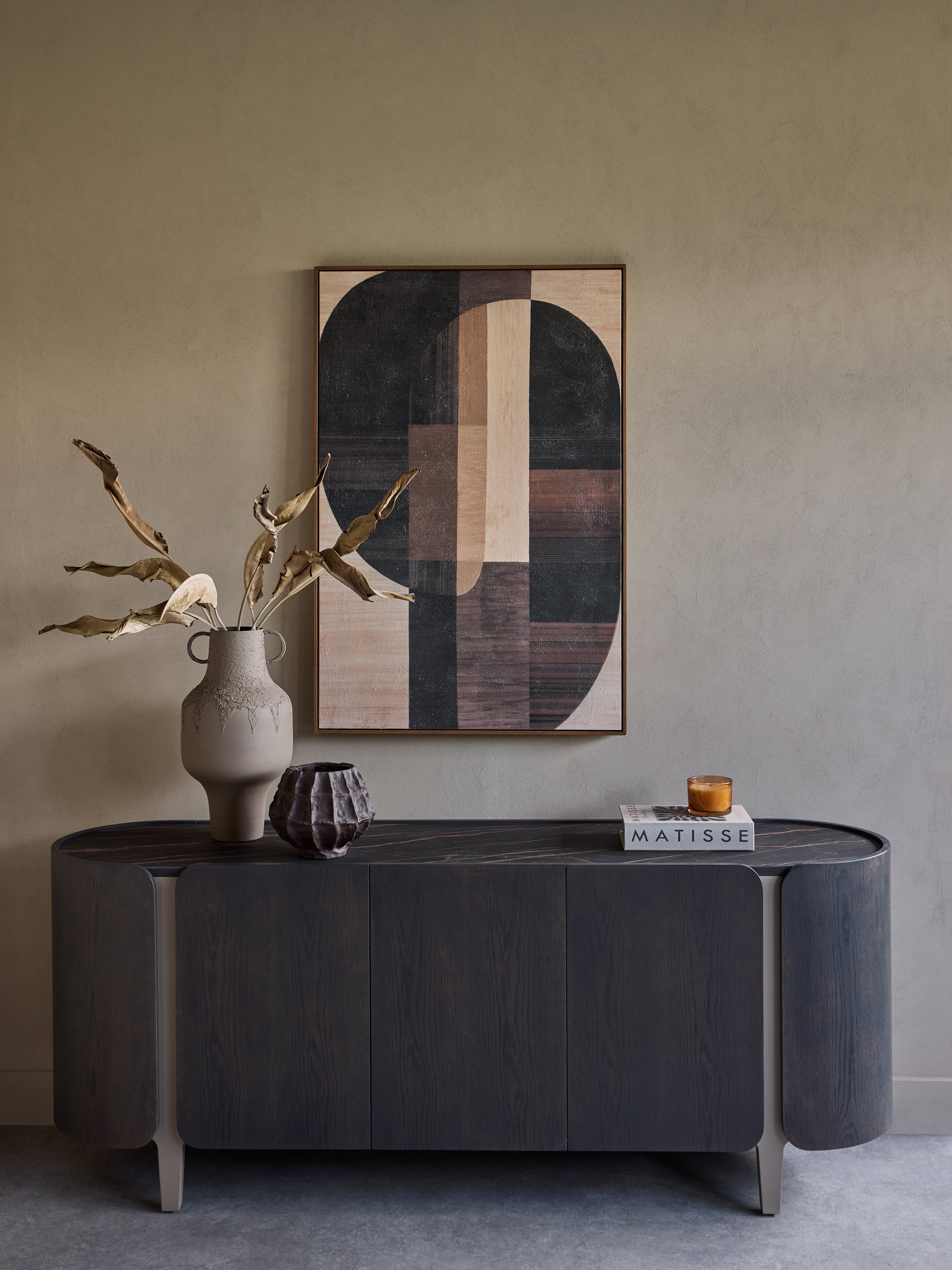 Branwick Deep Charcoal Sideboard — lifestyle 6