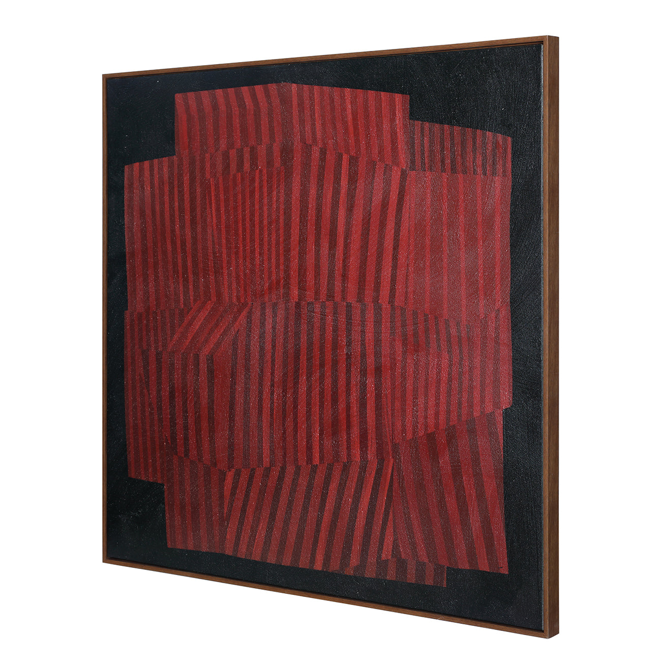 Strata Relief Textured Framed Canvas Wall Art — view 2