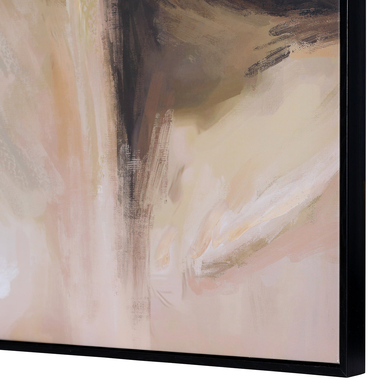 Veiled Expression Hand Embellished Framed Canvas 100x140cm Wall Art — view 5