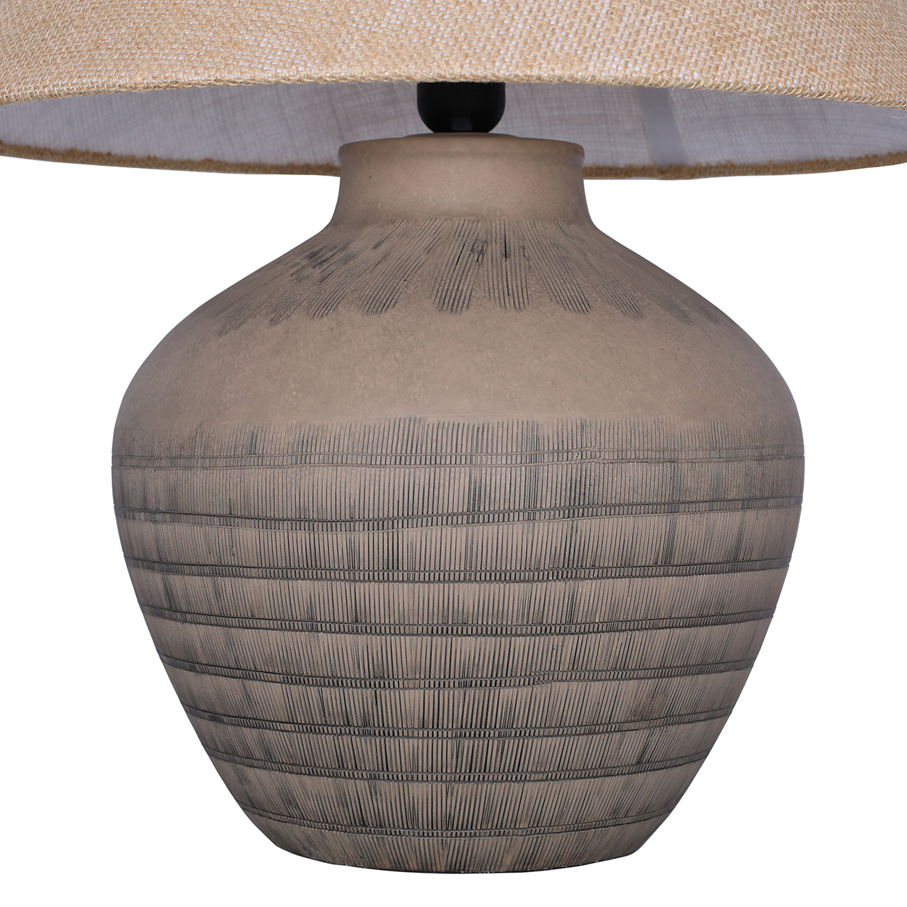 Virelle Brown Ceramic Table Lamp 52cm view 3