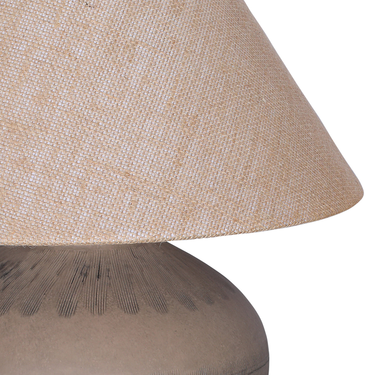 Virelle Brown Ceramic Table Lamp 52cm view 4