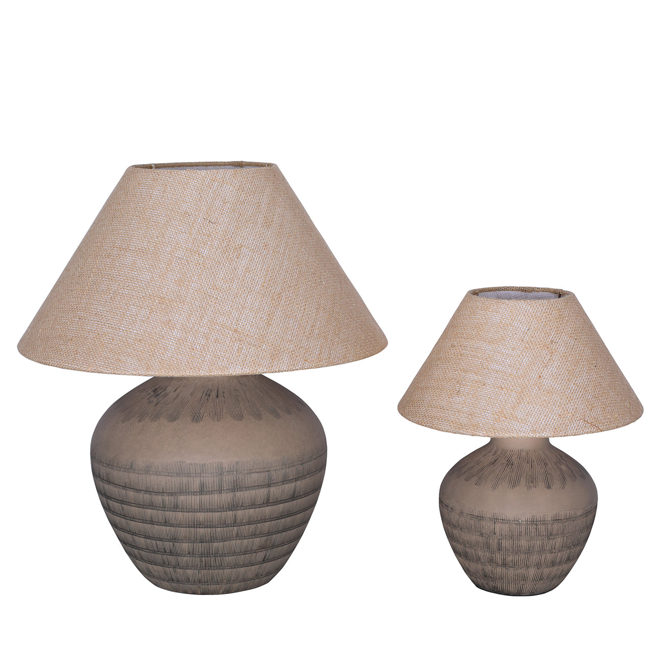 Virelle Brown Ceramic Table Lamp 52cm view 6