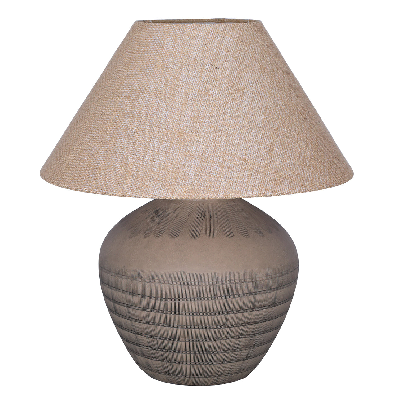 Virelle Brown Ceramic Table Lamp 52cm