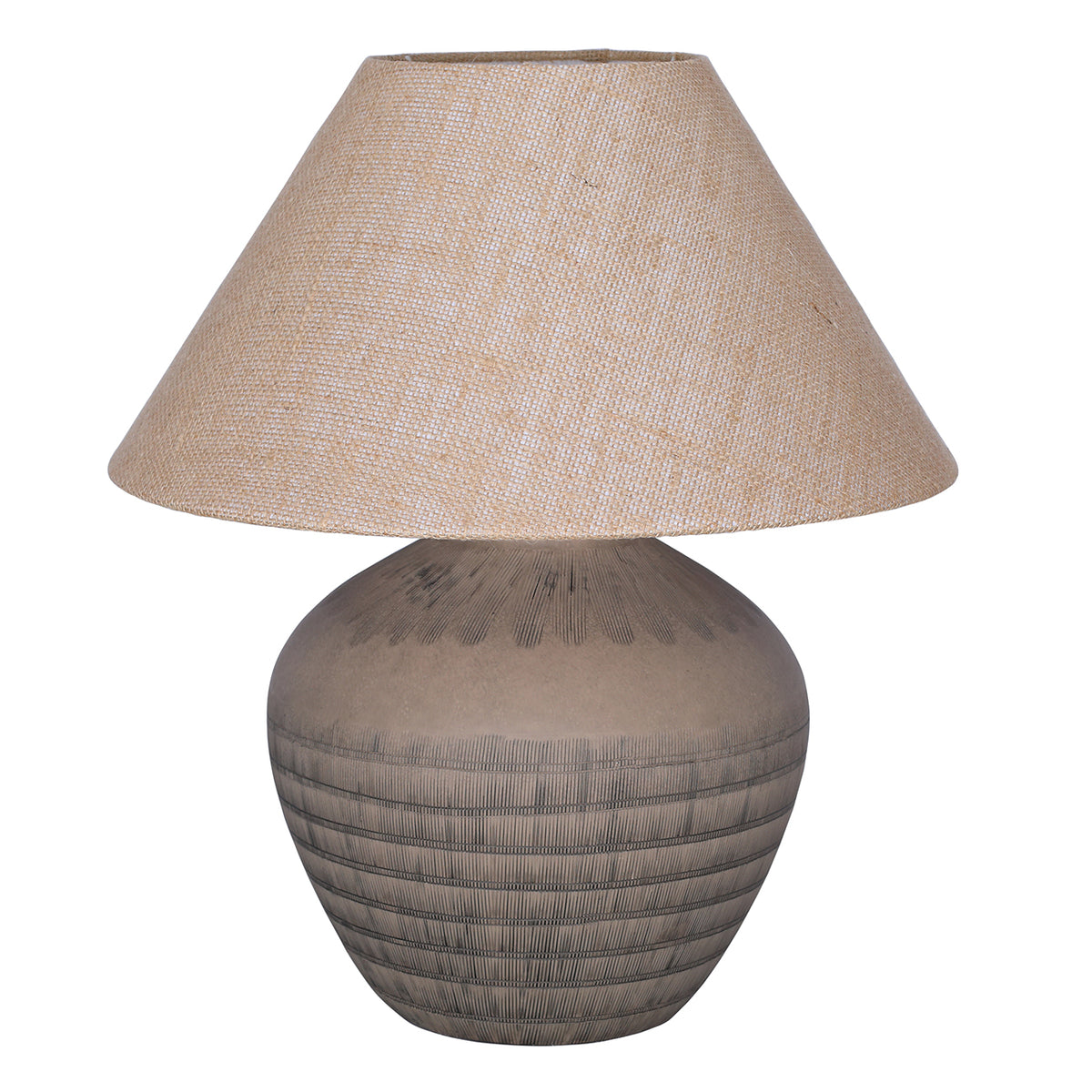 Virelle Brown Ceramic Table Lamp 52cm