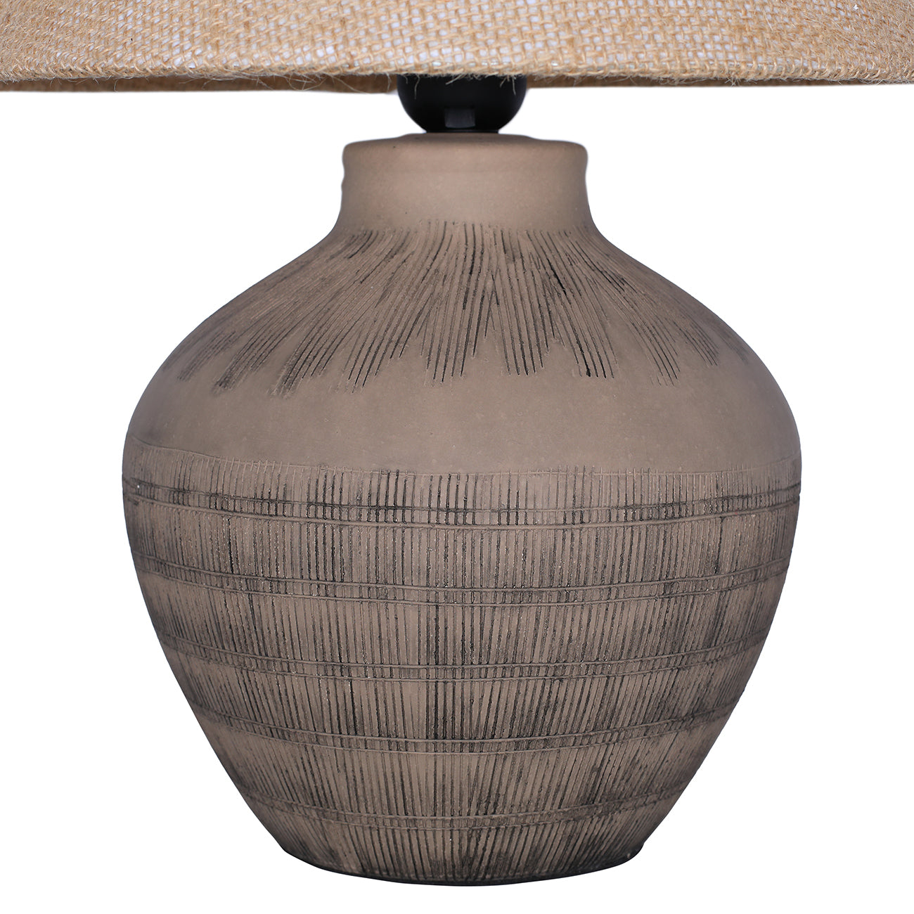 Virelle Brown Ceramic Table Lamp 41cm view 3