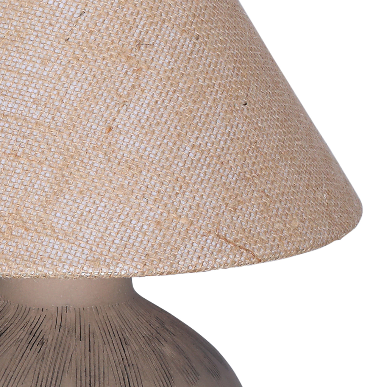 Virelle Brown Ceramic Table Lamp 41cm view 4