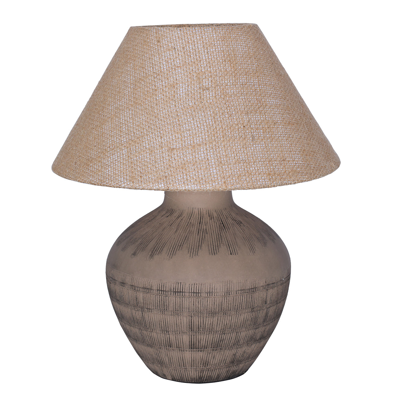 Virelle Brown Ceramic Table Lamp 41cm