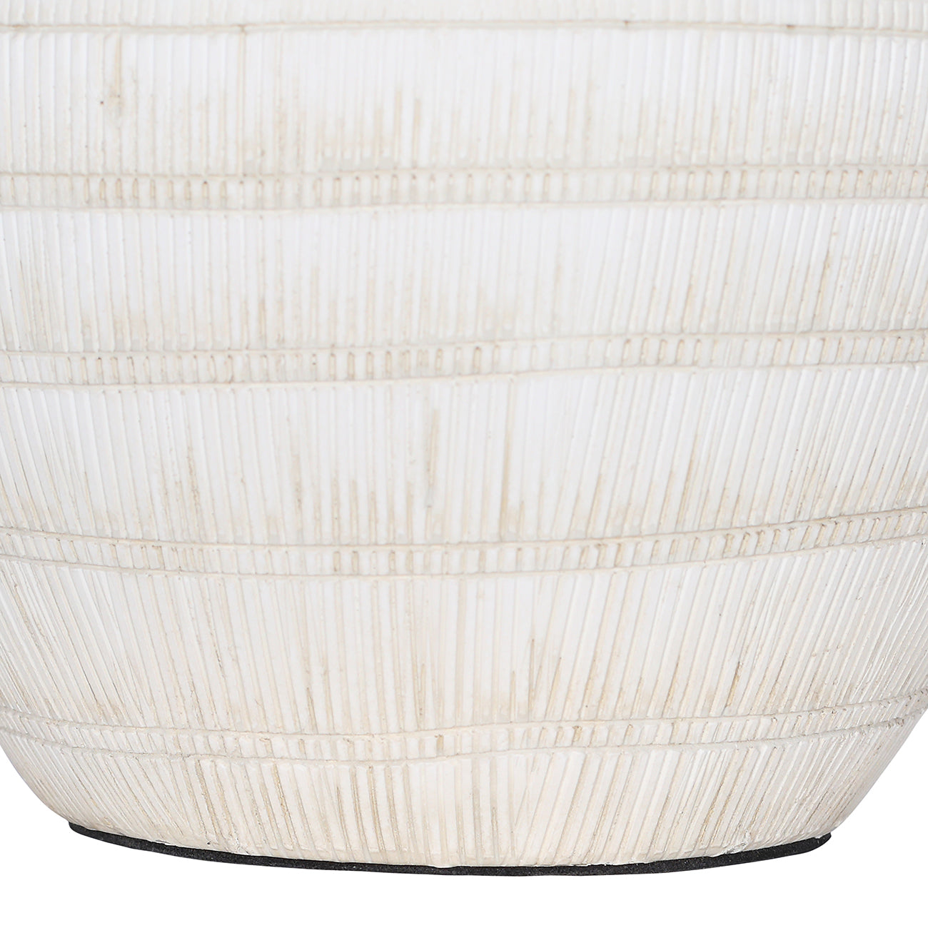 Virelle White Ceramic Table Lamp 41cm view 5