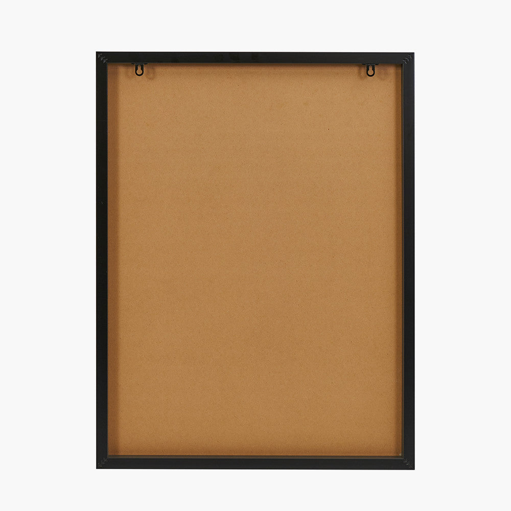 Art Deco Print with Gold Detail & Black Framed Wall Art