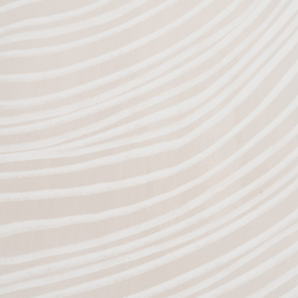 Natural & White Abstract Canvas with Natural Frame