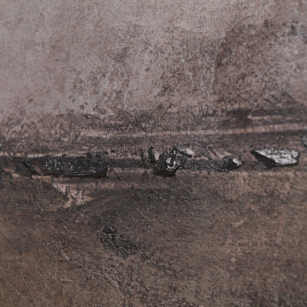 Set of 3 Grey & Neutrals Abstract Landscape Canvas Wall Art