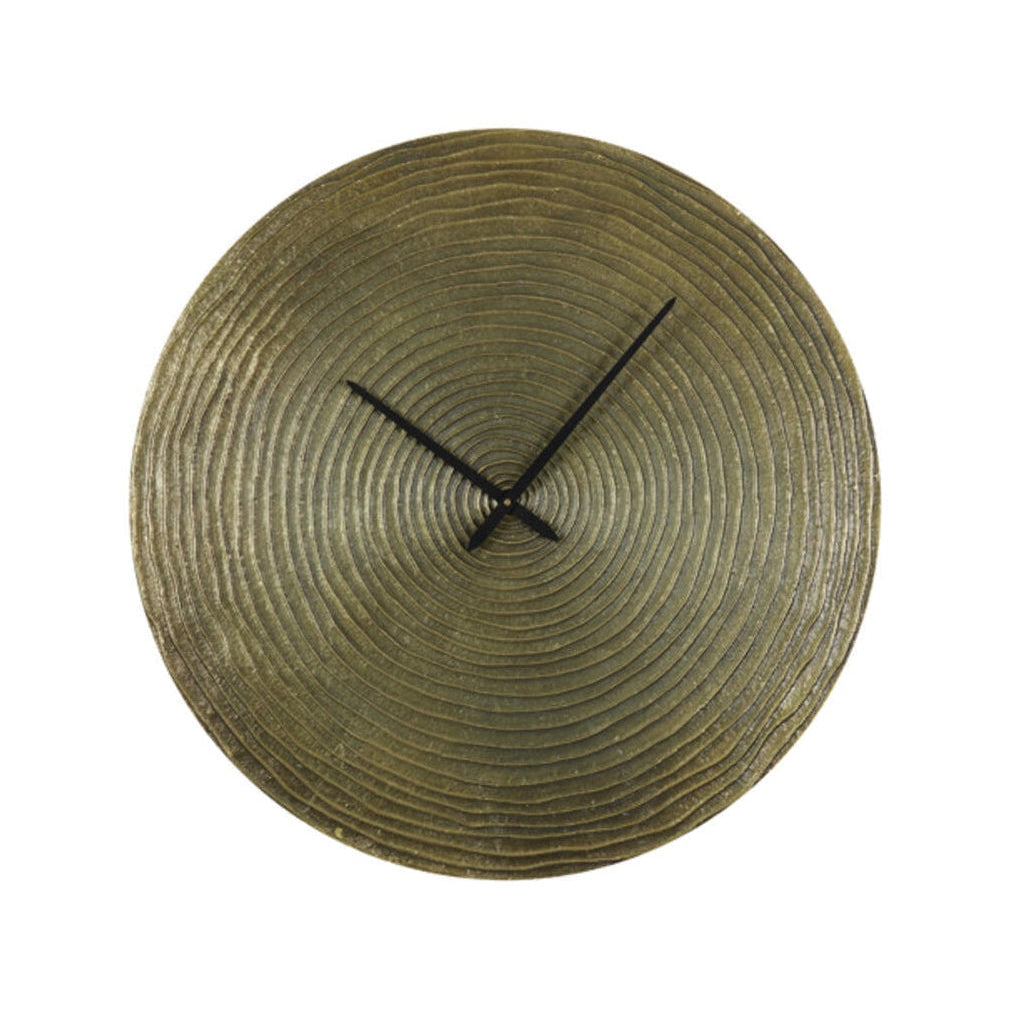 Cervino Antique Bronze Metal Wall Clock