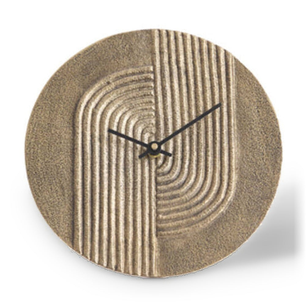 Gwenna Antique Bronze Metal Table Clock 15cm