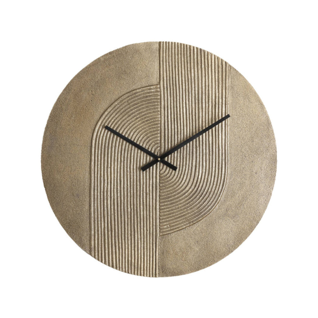 Gwenna Antique Bronze Metal Wall Clock