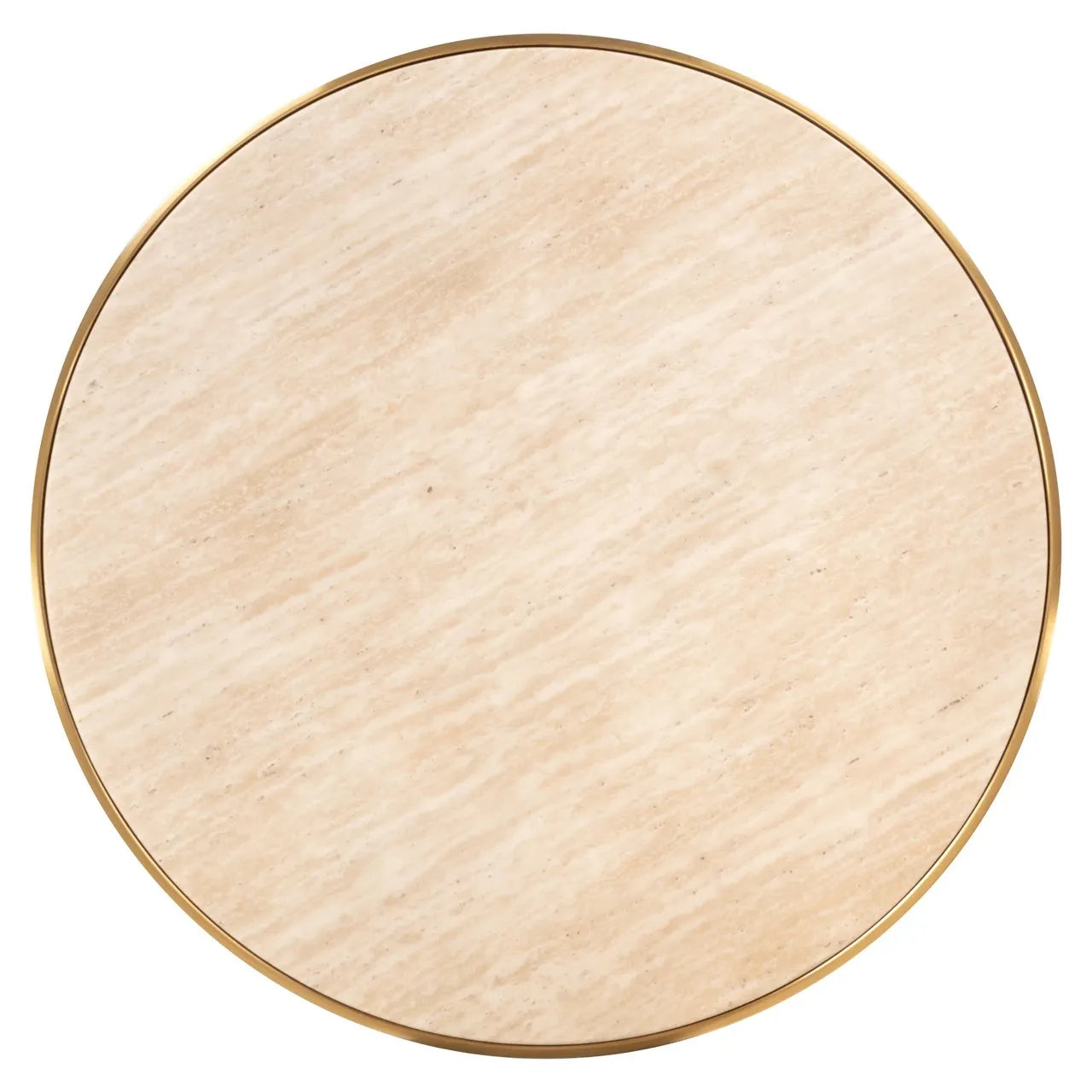 Richmond Interiors Brazza Travertine Round Bistro Table 80cm