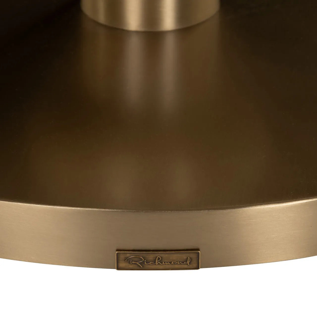 Richmond Interiors Witlox Black Marble & Gold Round Bistro Table