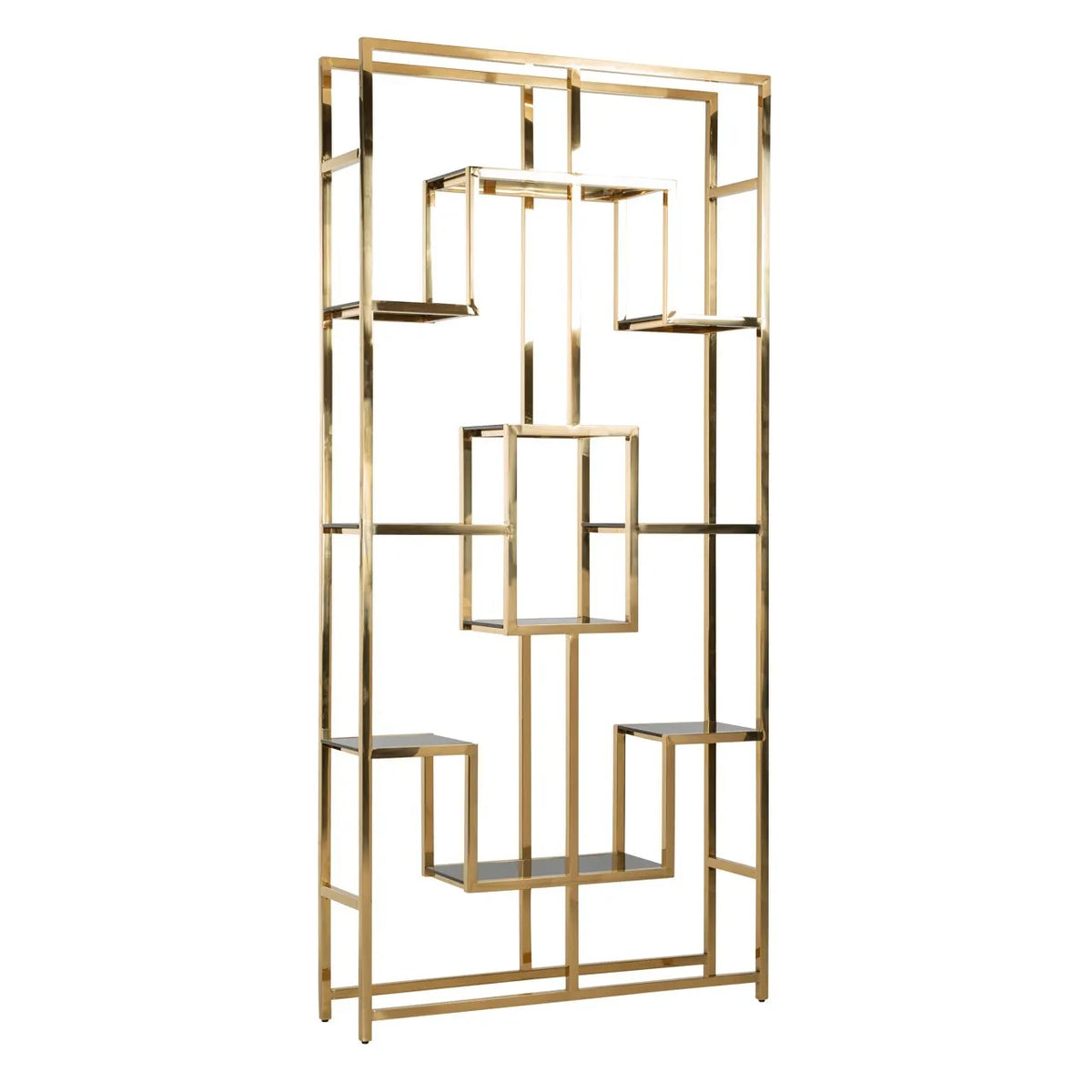 Richmond Interiors Magnus Gold Open Display Display Unit