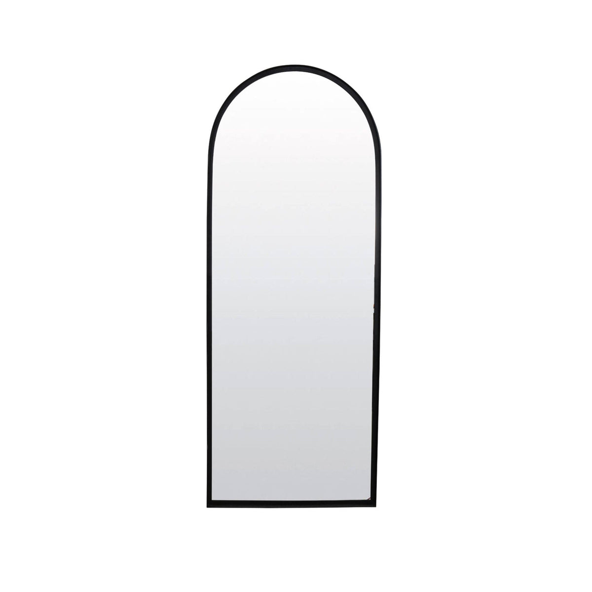 Feres Matt Black Metal Full Length Leaner Mirror