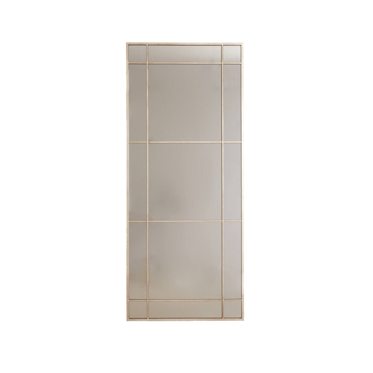 Rincon Smoked Glass & Gold Rectangular Full Length Leaner Mirror