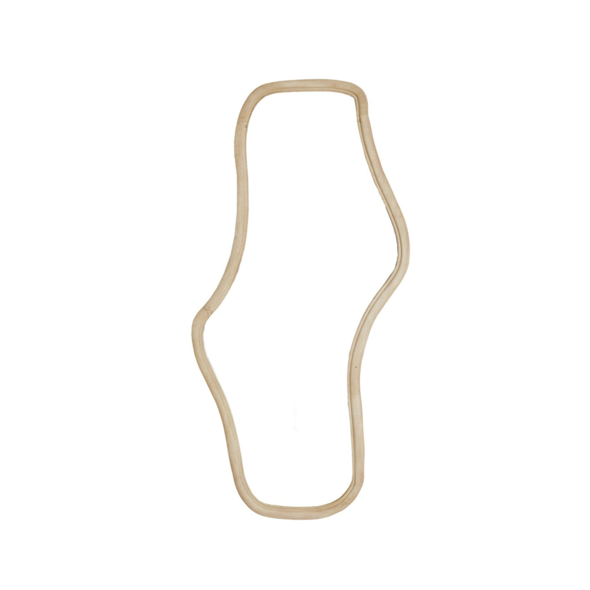 Celano Matt Natural Wood Full Length Leaner Mirror 161cm