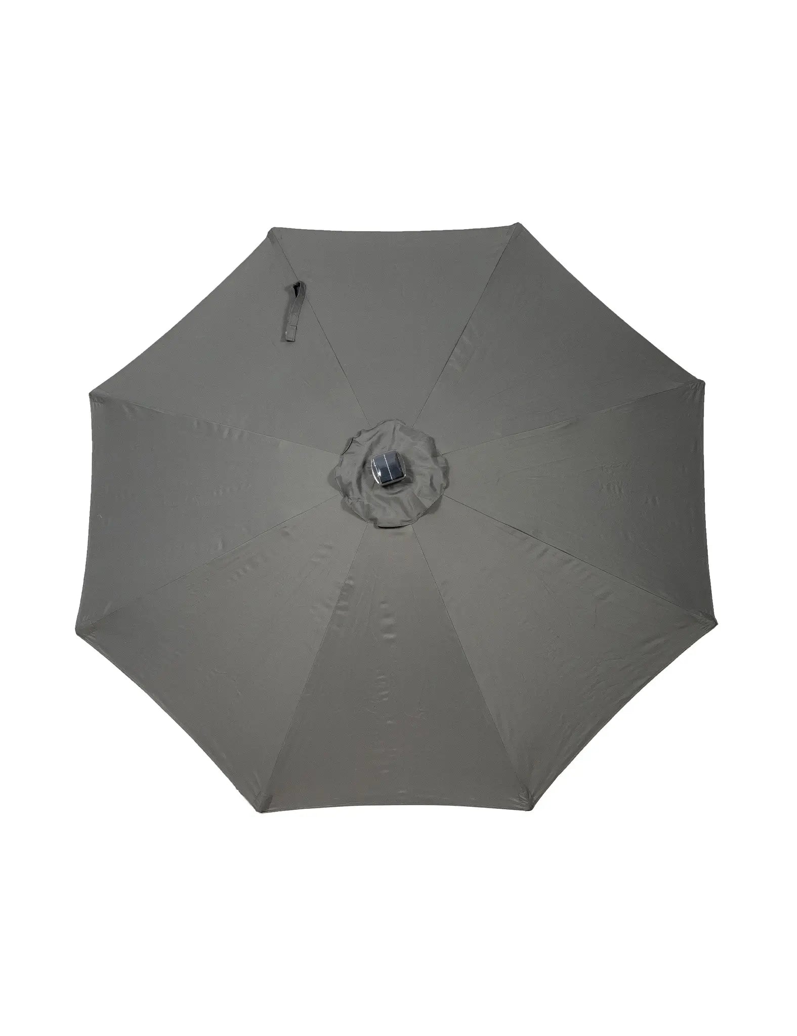 Crank & Tilt LED Strip Parasol - Grey