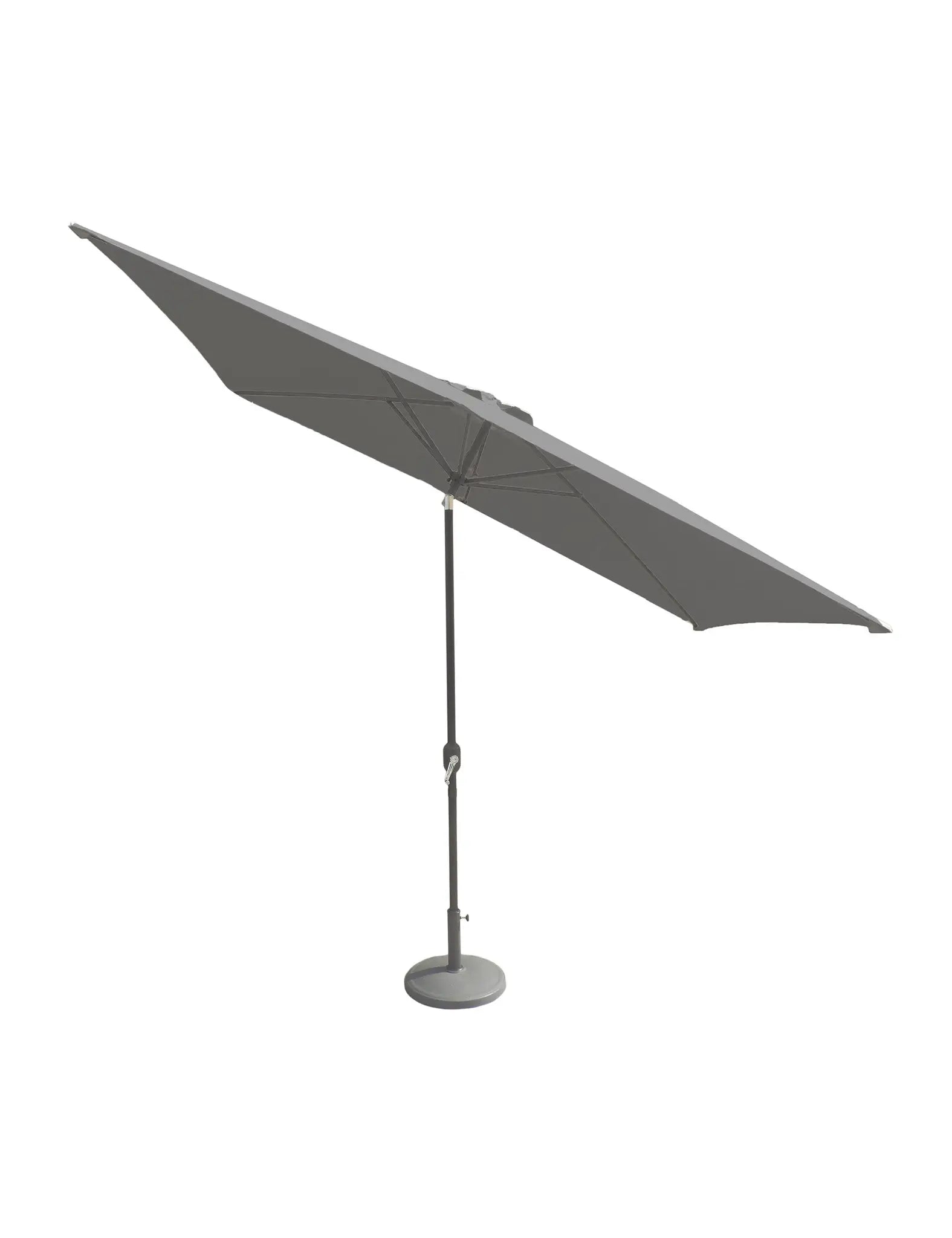 Crank & Tilt Rectangular Parasol - Grey