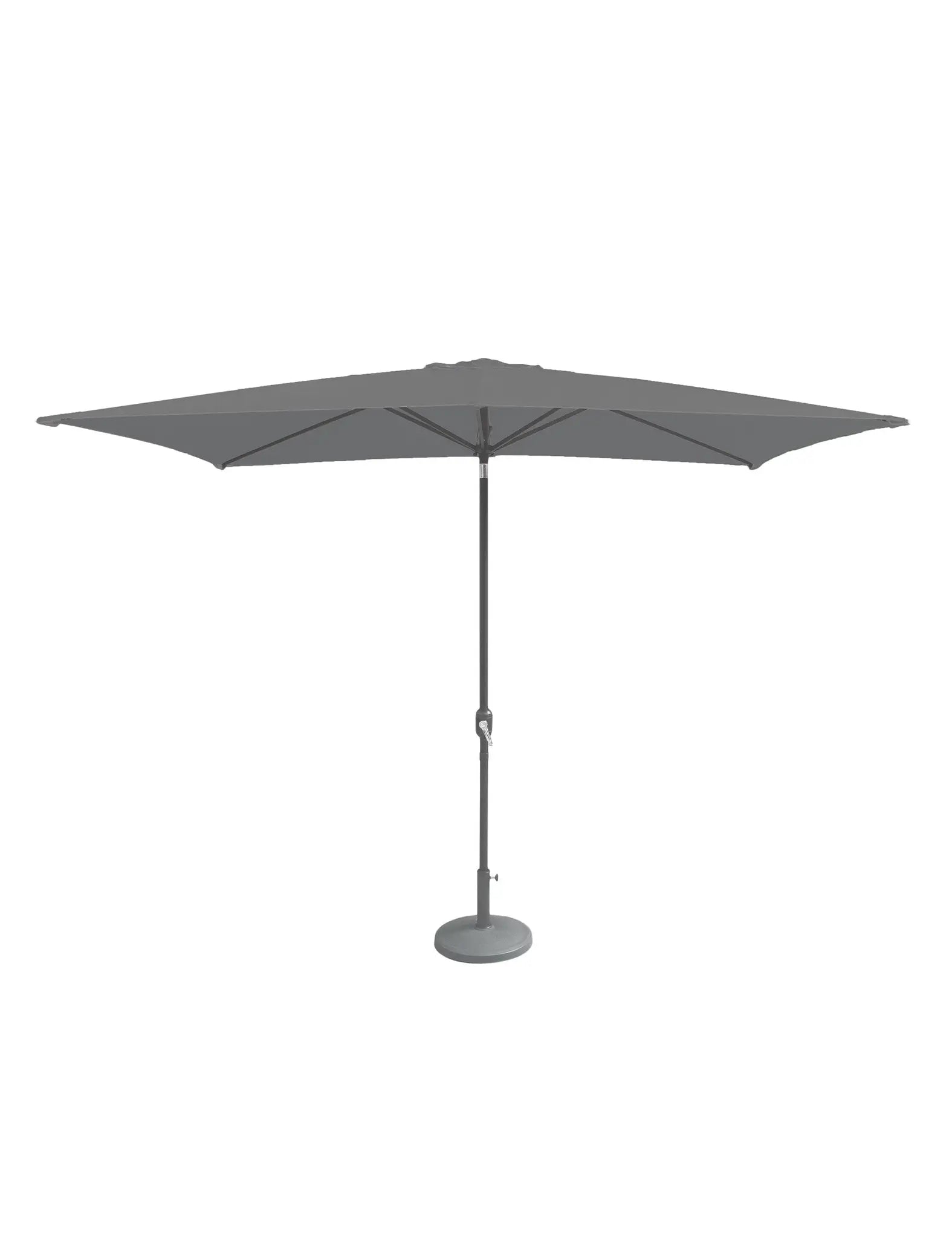 Crank & Tilt Rectangular Parasol - Grey