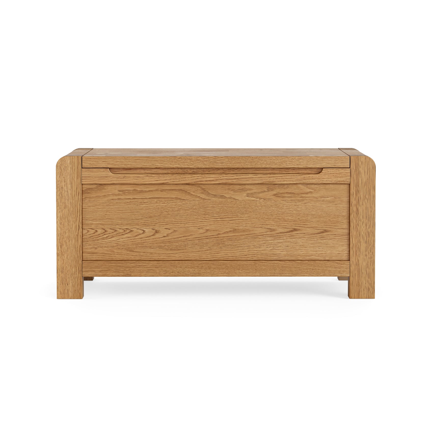 Kingsley Solid Oak Blanket Box