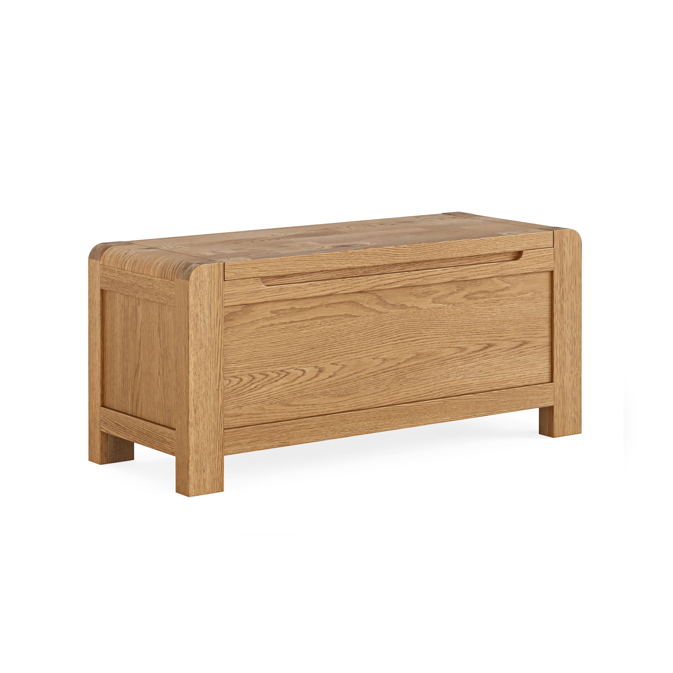 Kingsley Solid Oak Blanket Box