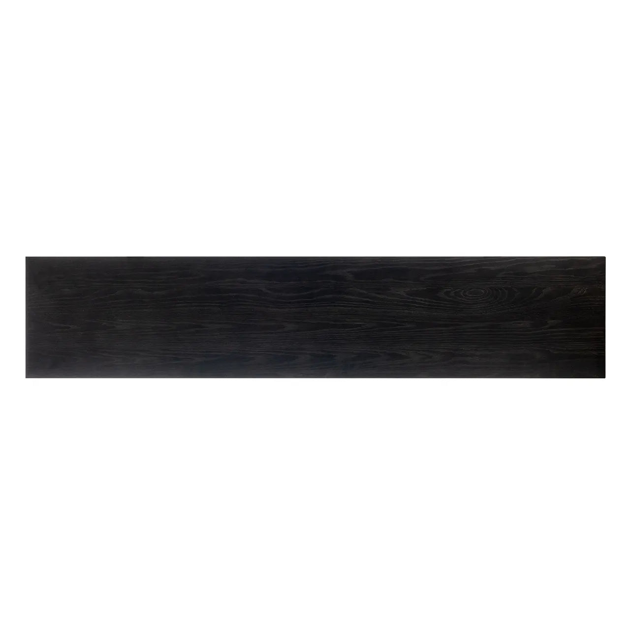 Richmond Interiors Hunter Black Rustic Oak Wood & Bronze TV Unit | 2 Drawers