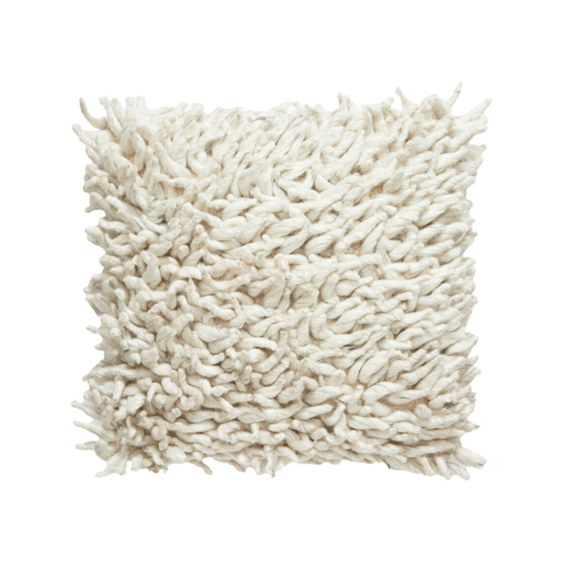 Comallo Natural Shaggy Square Cushion 45x45cm