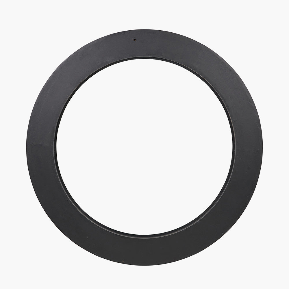 Mirror & Gold 2 Piece Open Wall Clock