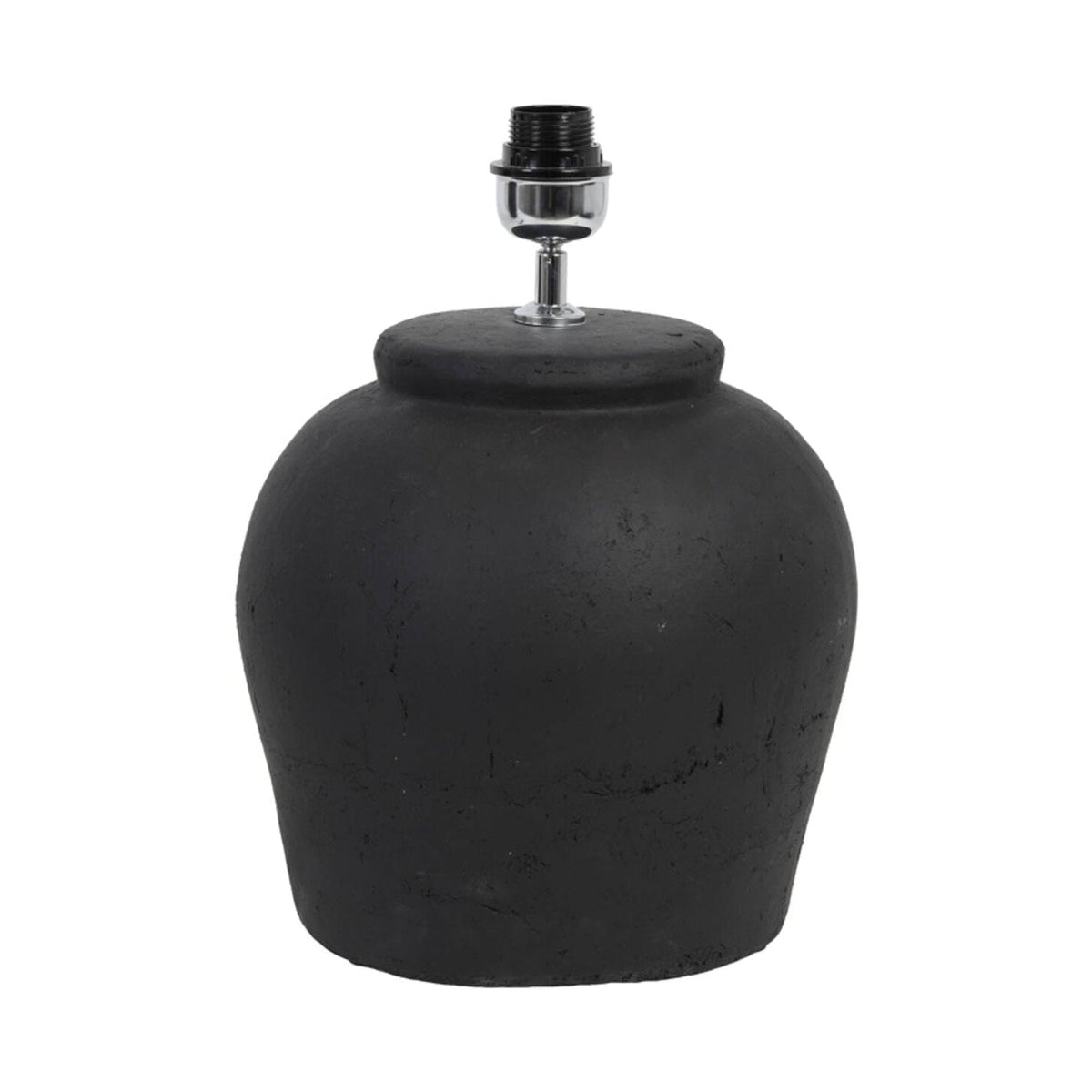 Etna Matt Black Ceramic Table Lamp Base