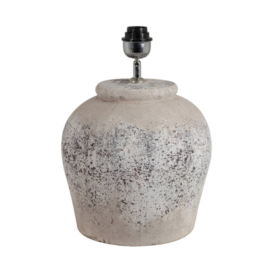 Etna Antique Grey Ceramic Table Lamp Base 40cm